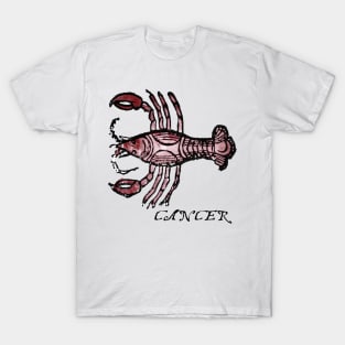 Cancer - Medieval Astrology: T-Shirt